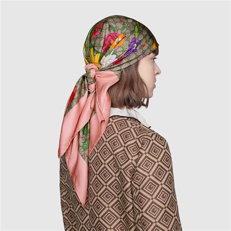 pink gucci scarves|Gucci pink silk scarf.